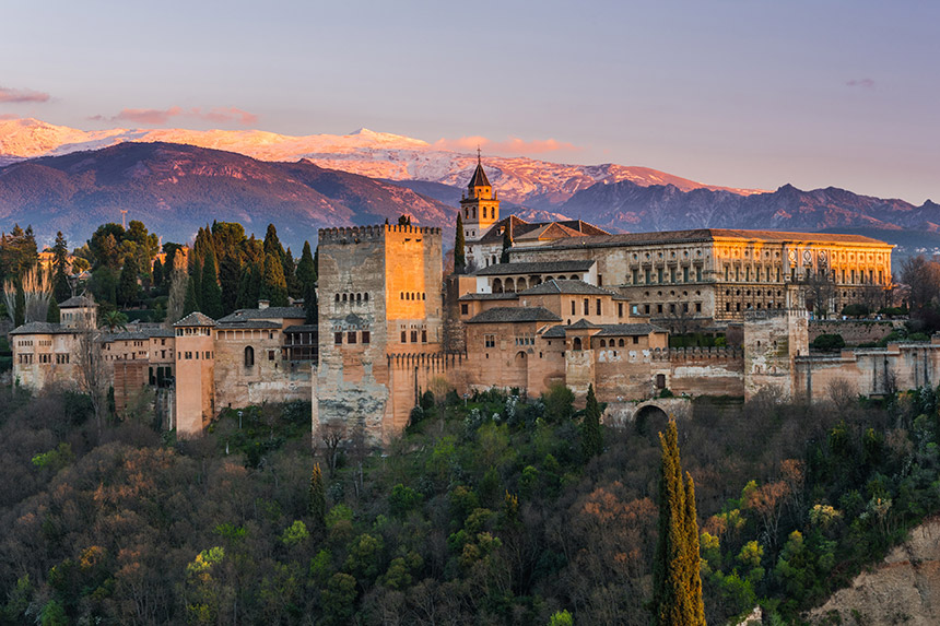 Granada dichtbij Casa Mila Spanje